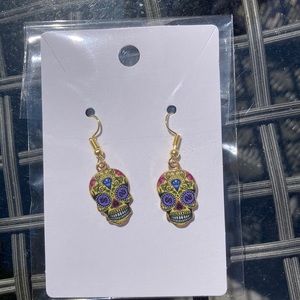 44. “Sugar Skull” earrings.